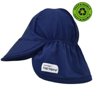 Flap Happy Sustainable Swim Flap Hat FHUB- Navy