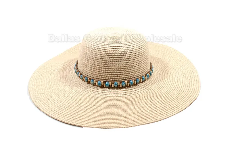 Floppy Straw Beach Hats Wholesale