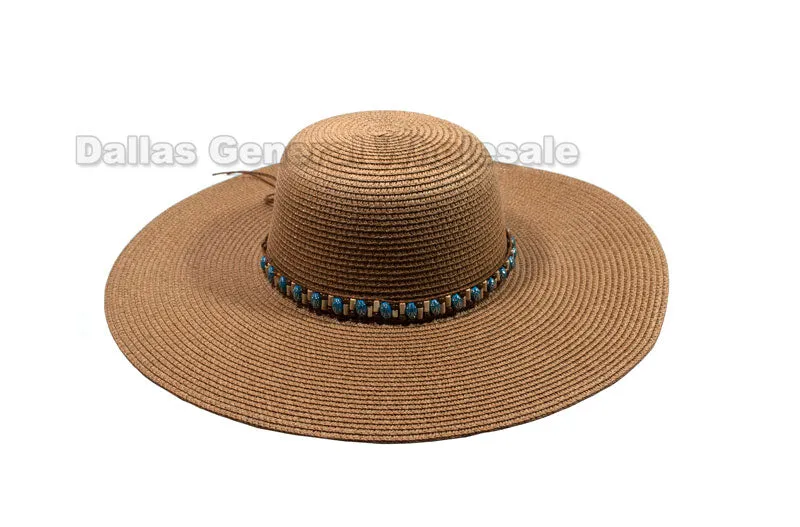 Floppy Straw Beach Hats Wholesale