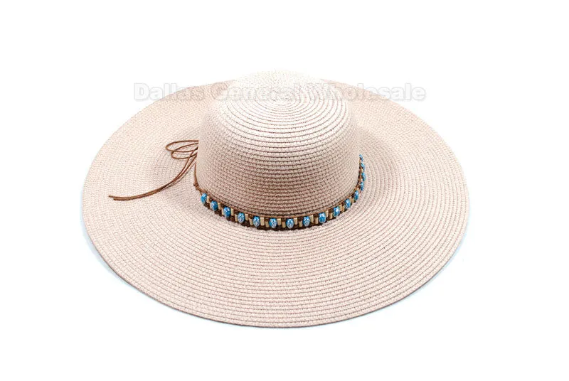 Floppy Straw Beach Hats Wholesale