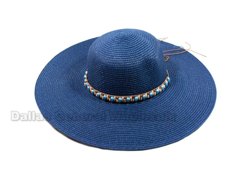 Floppy Straw Beach Hats Wholesale