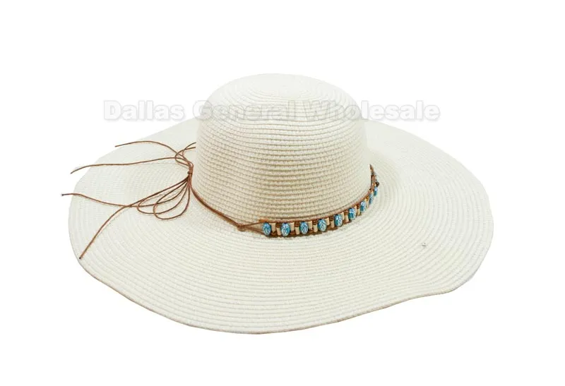 Floppy Straw Beach Hats Wholesale