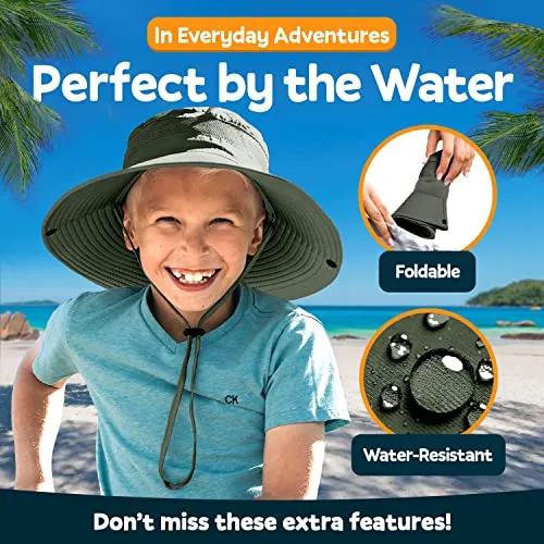 GearTOP UPF 50  Kids Sun hat to Protect Against UV Sun Rays Kids Bucket Hat