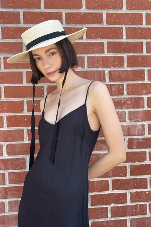 Gloria Hat in Cream with Chinstrap