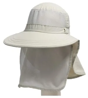 Henschel Small/Medium Natural Innsbruck Crushable Cotton w Mesh Crown UPF 50
