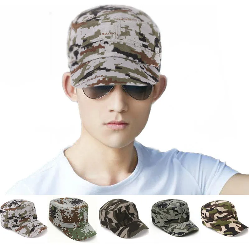 Hot Sale Baseball Unisex Fashionable Men Women Sun Visor Army Camouflage Military Soldier Combat Hat Cotton Sport Cap