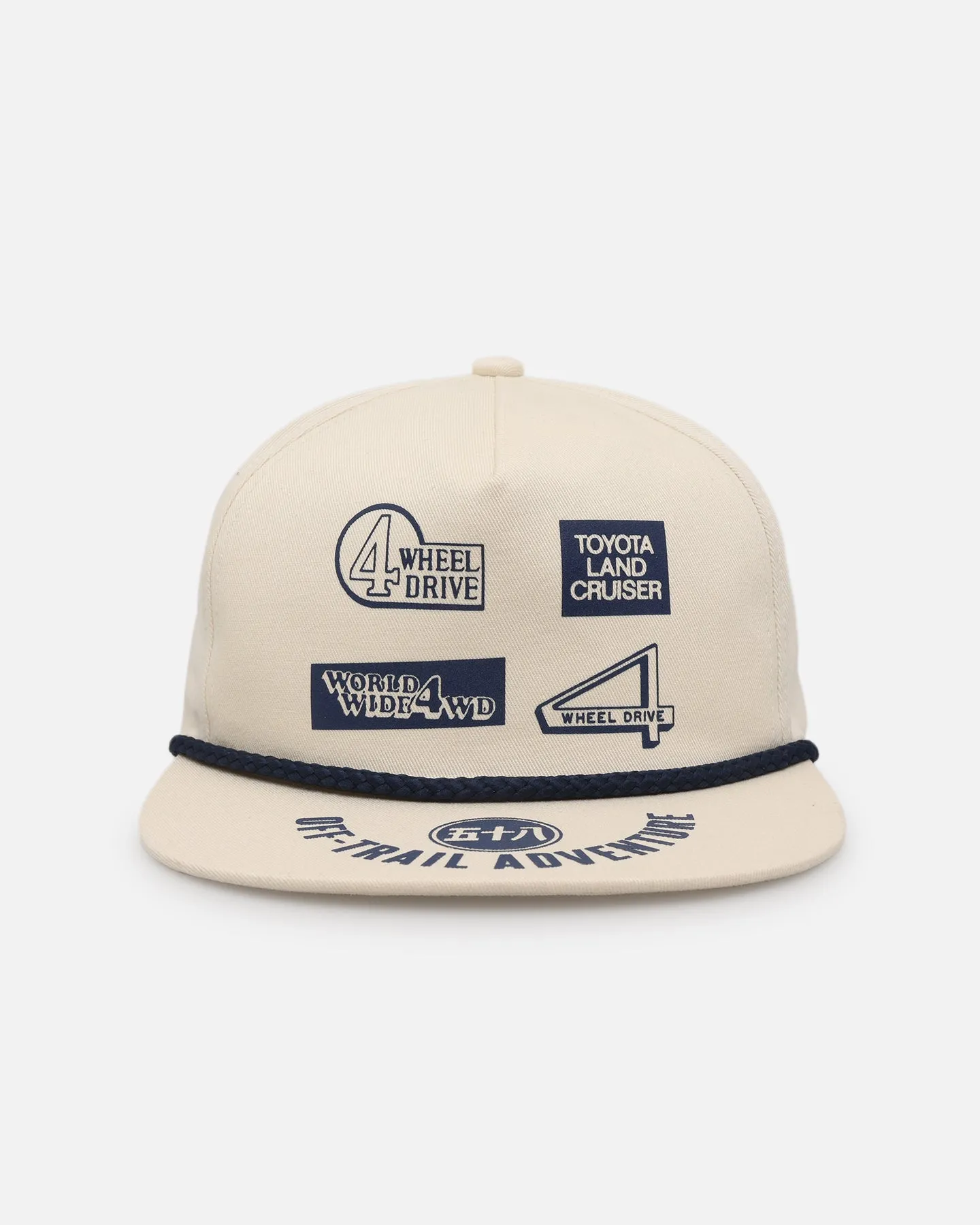 Huf X Toyota 4 Wheel Drive Trucker Snapback Natural