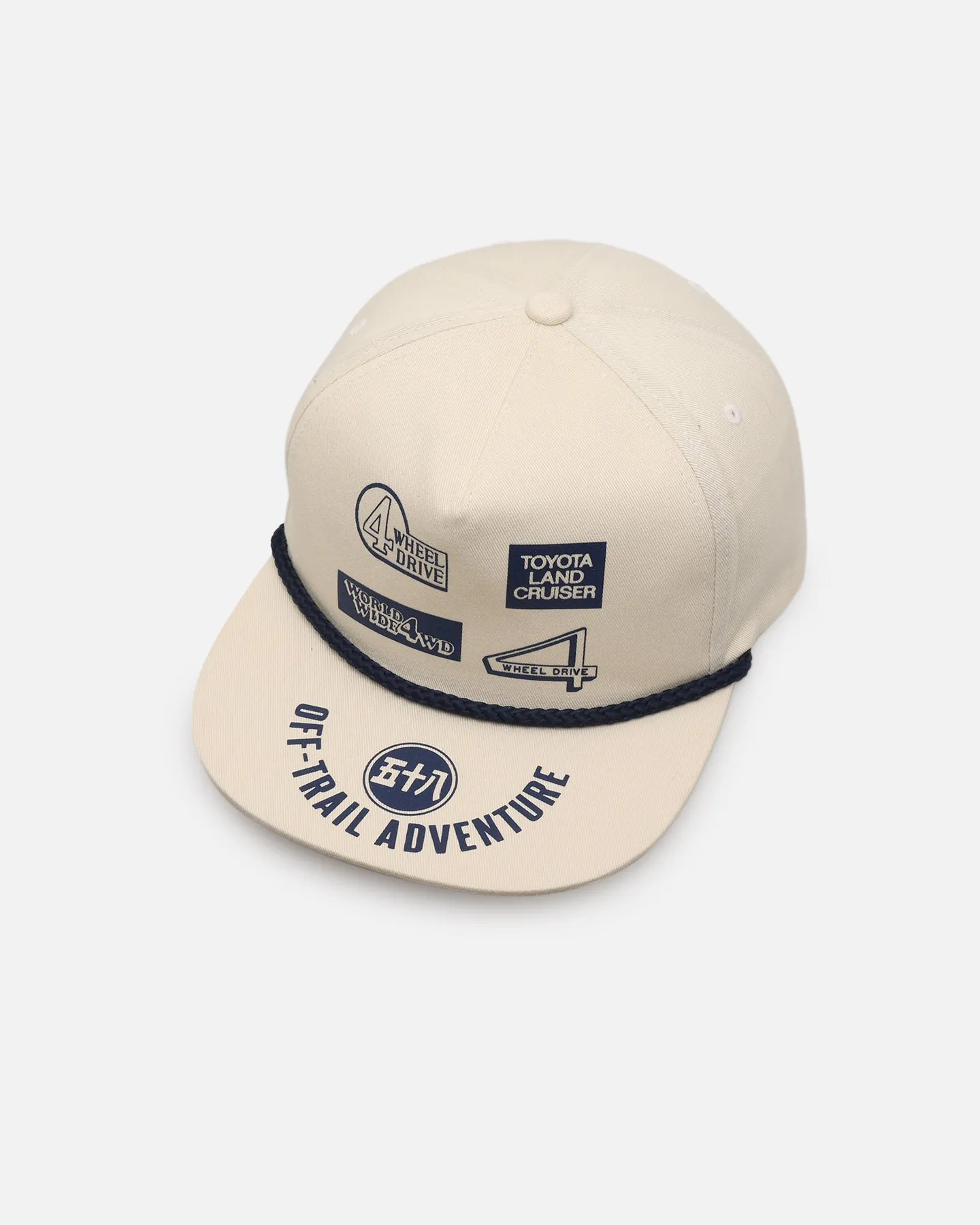 Huf X Toyota 4 Wheel Drive Trucker Snapback Natural