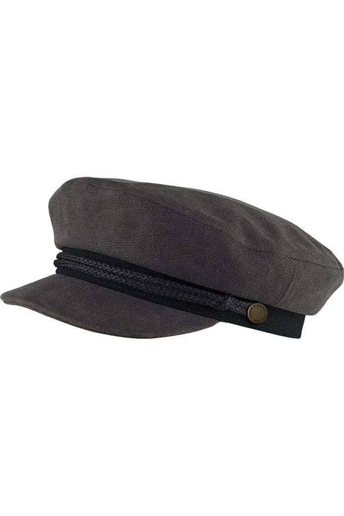Kooringal Mens Anchor Fishermans Cap - Charcoal