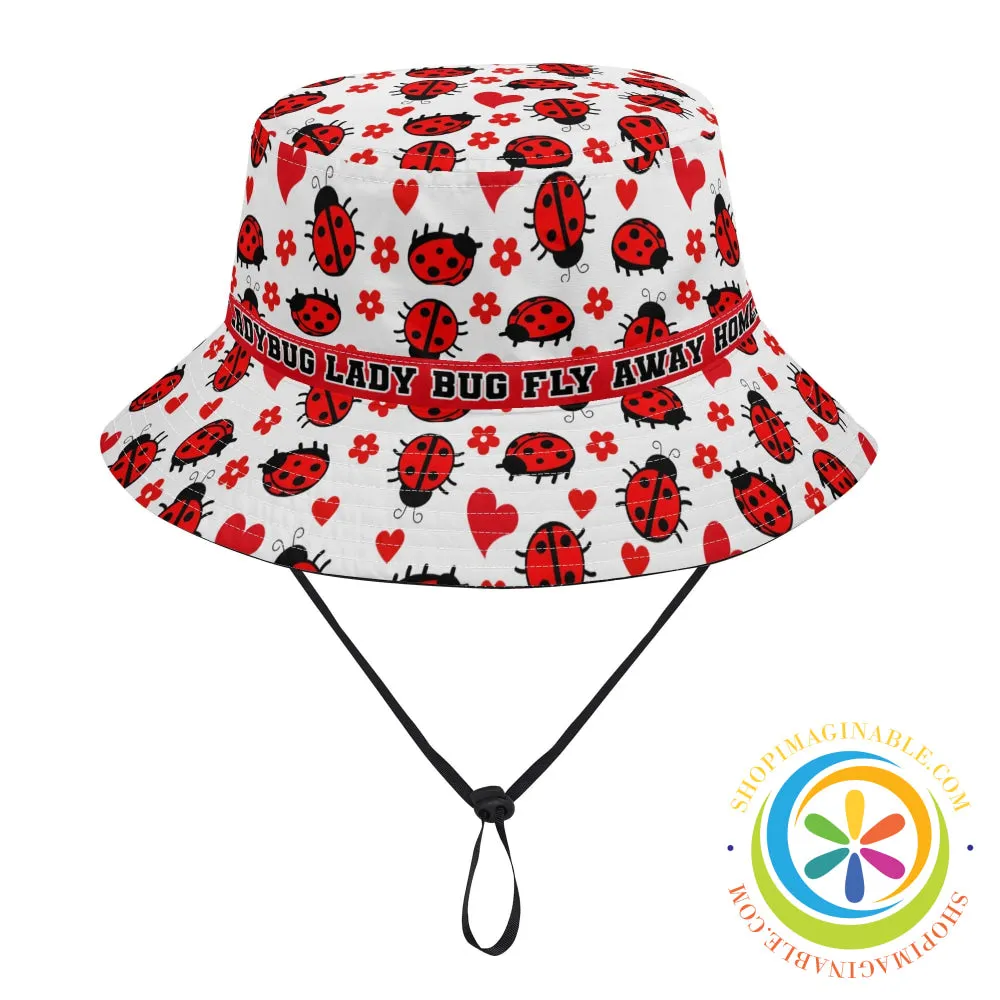 Lady Bug Love Bucket Hat