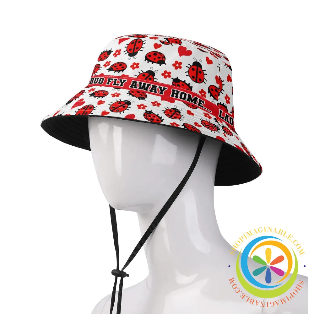 Lady Bug Love Bucket Hat