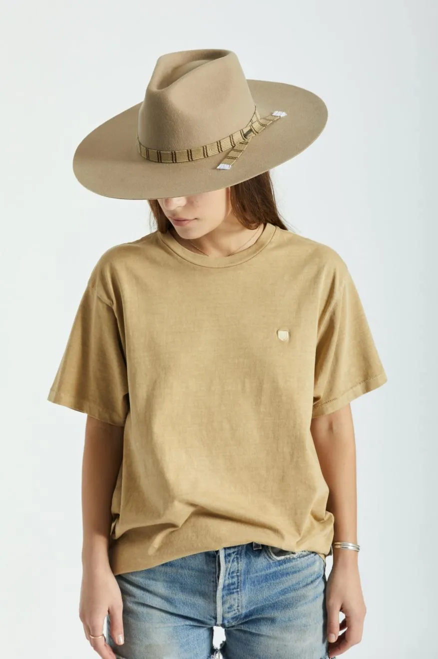 Leigh Felt Fedora - Sand