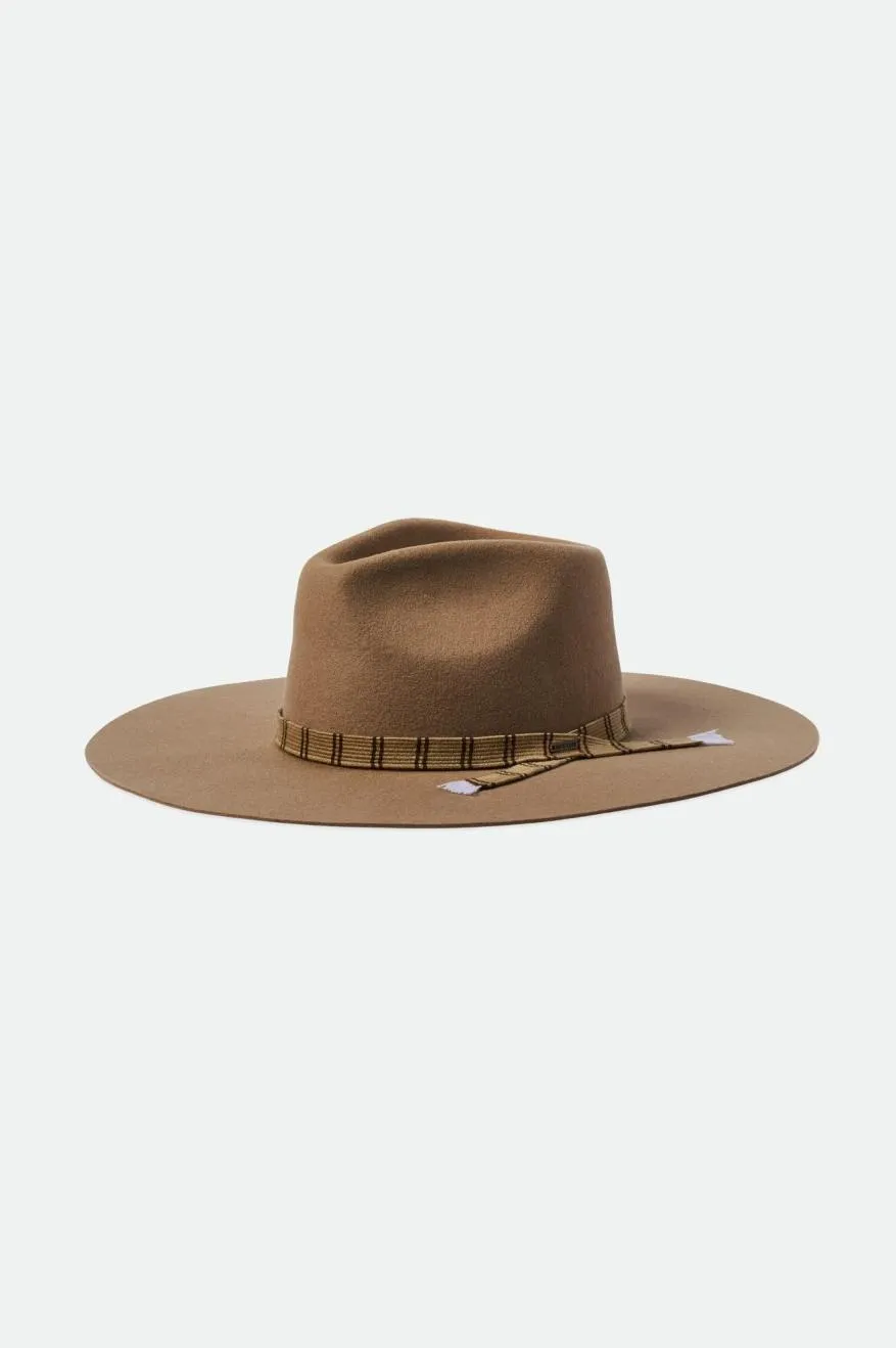 Leigh Felt Fedora - Sand