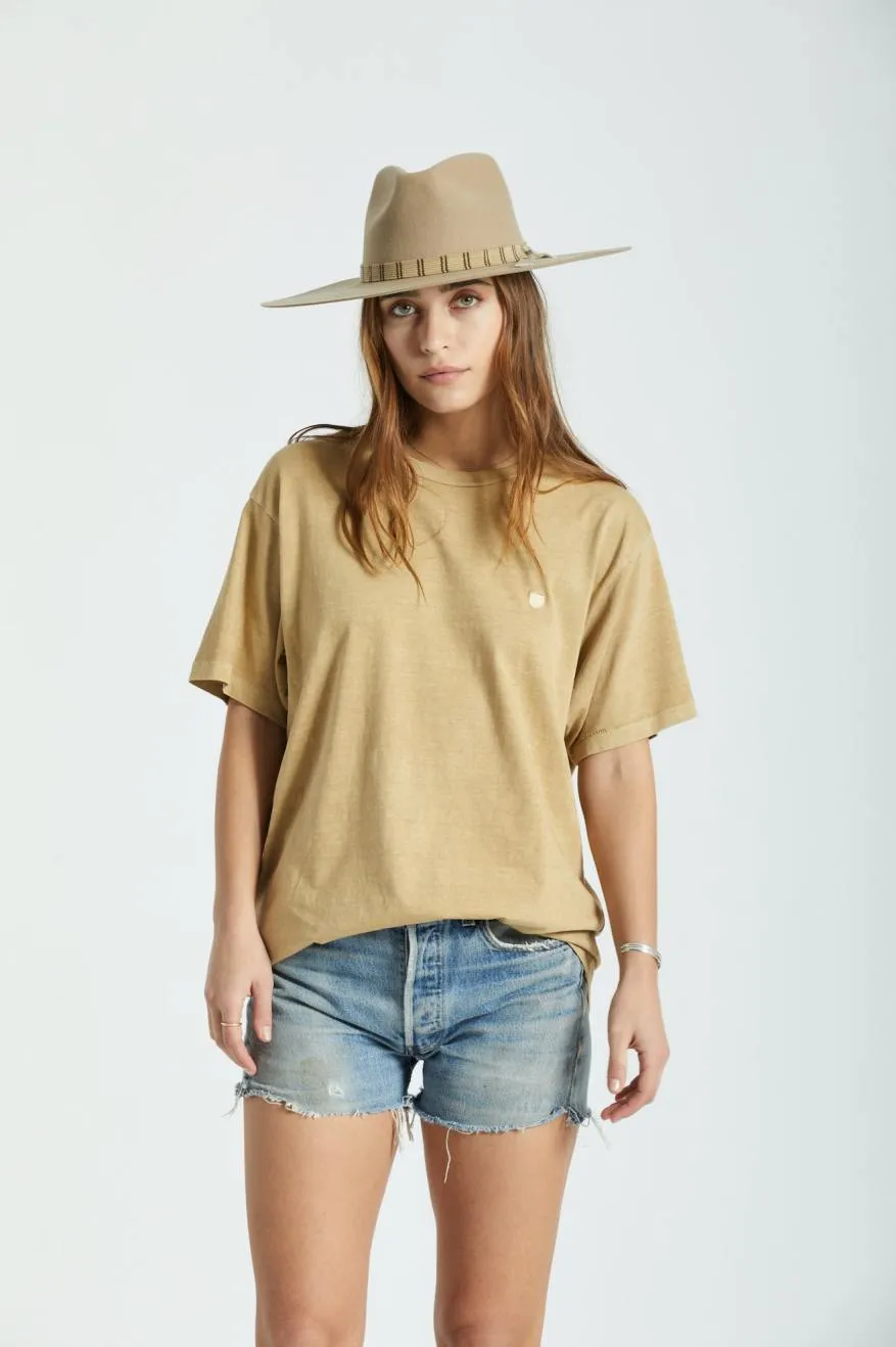 Leigh Felt Fedora - Sand