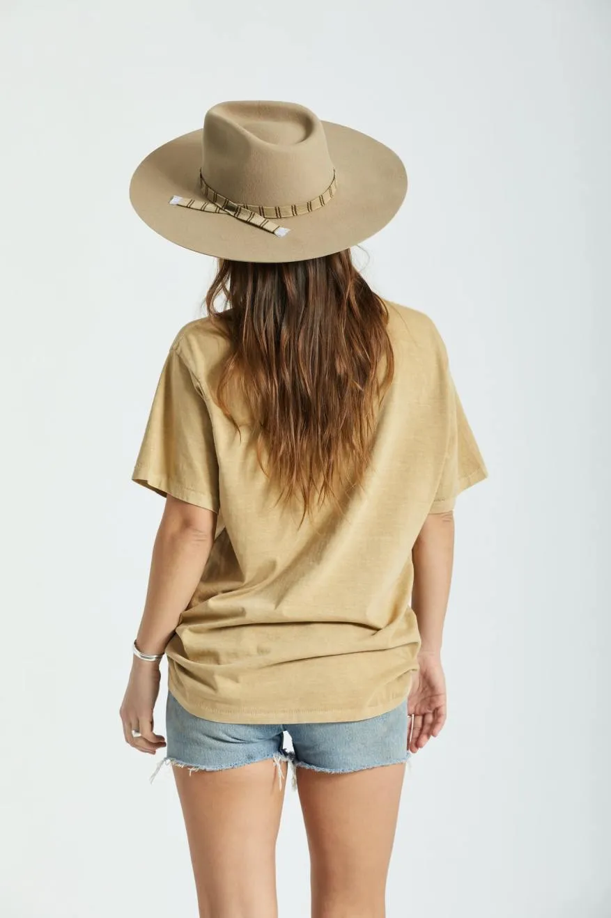 Leigh Felt Fedora - Sand