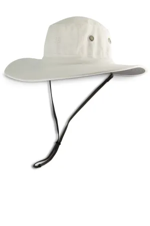 Leo Shapeable Wide Brim Hat | White/Carbon