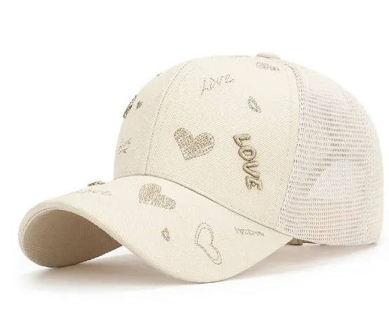 LOVE Baseball Caps Embroidered Ball Caps