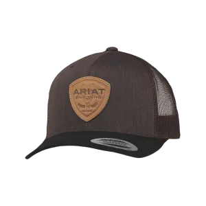 M&F Ariat Men's Patch Fabric Brown Cap