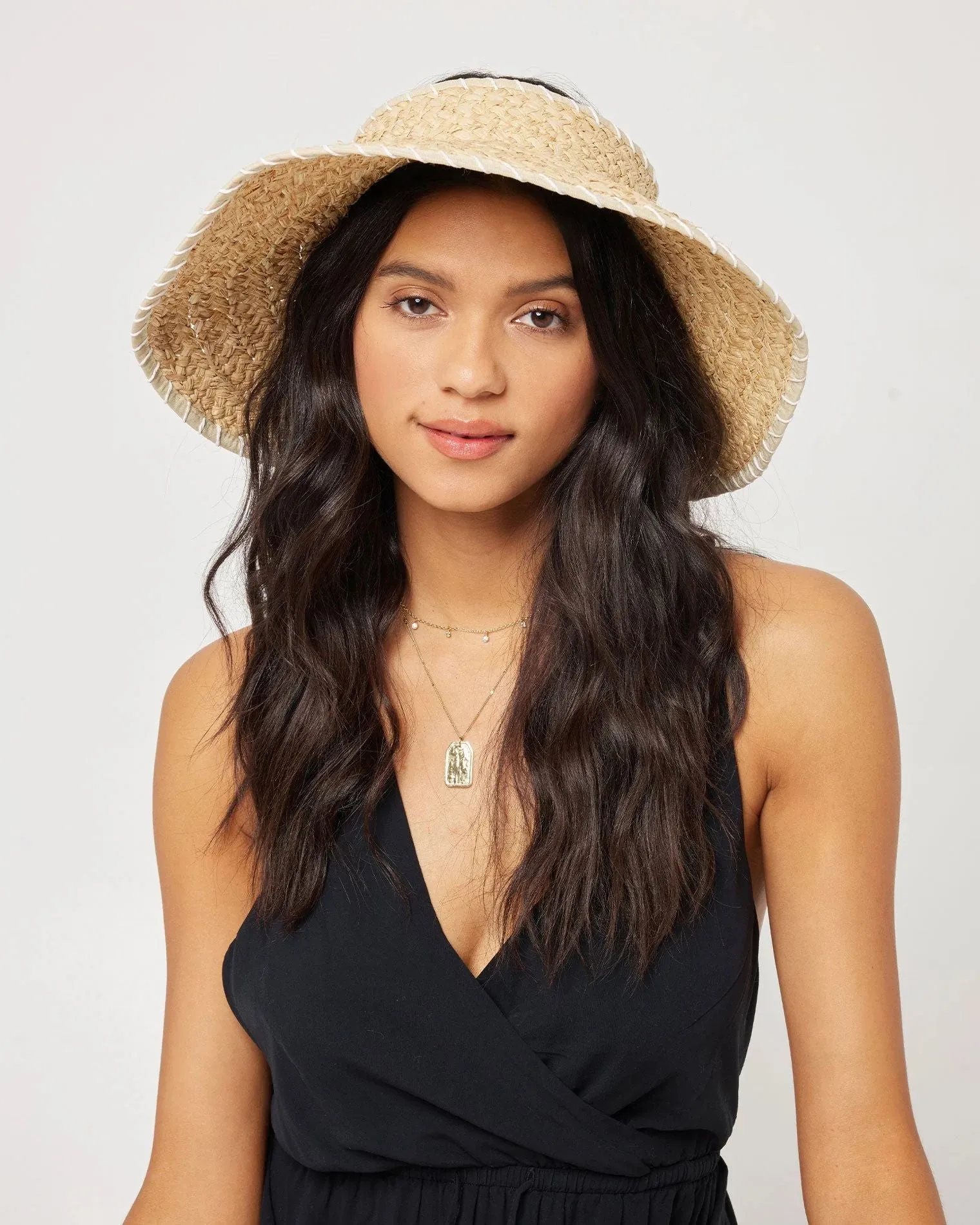 Natural Del Mar Roll Up Hat