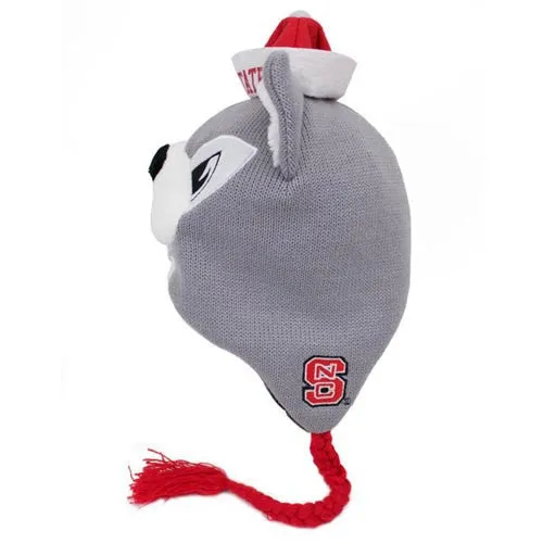 NC State Wolfpack Mascot Braided Hat