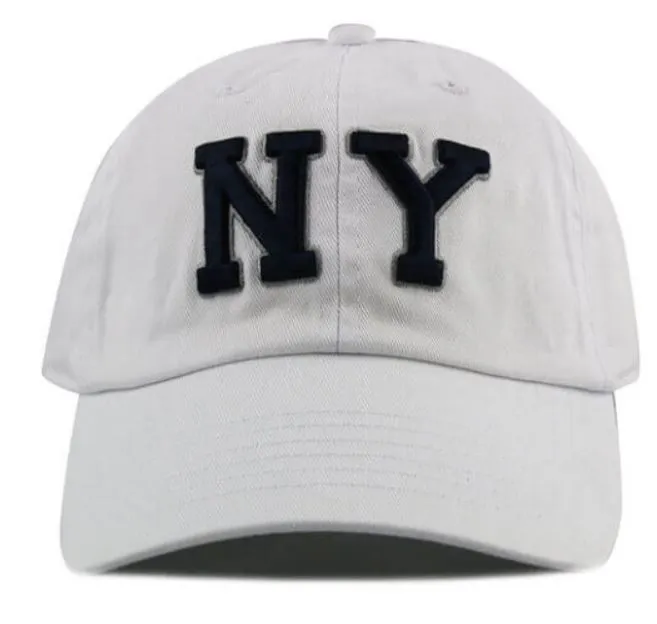 Newhattan 100% Cotton Baseball Caps NY Embroidered