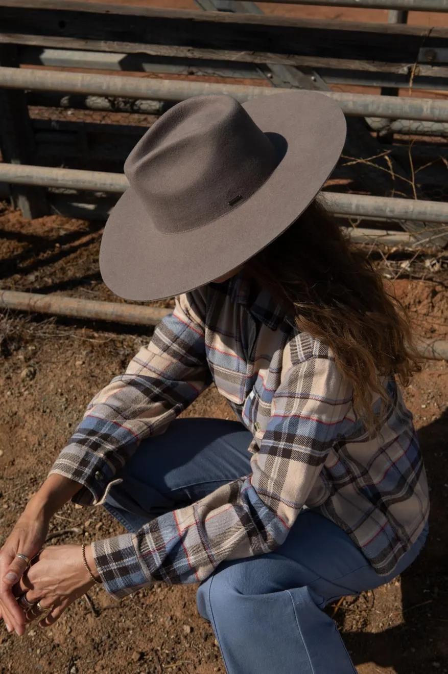 Primrose Felt Fedora - Twig