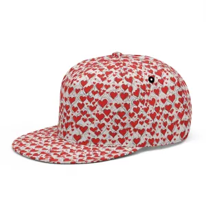Scribbled Hearts Unisex Classic Snapbacks