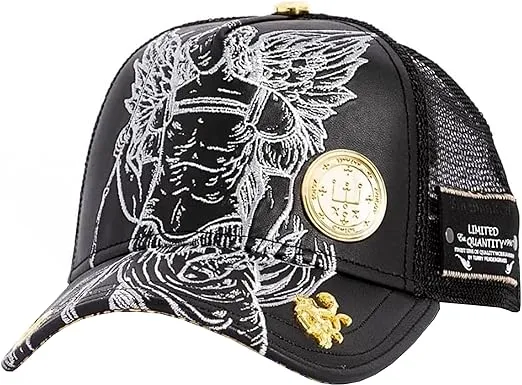 Scully Leathers Red Monkey St. Raphael Mesh Trucker Cap