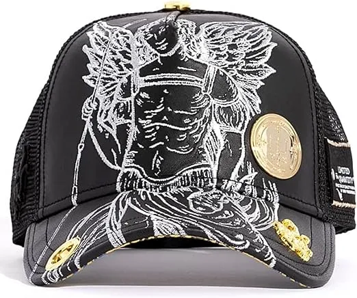 Scully Leathers Red Monkey St. Raphael Mesh Trucker Cap