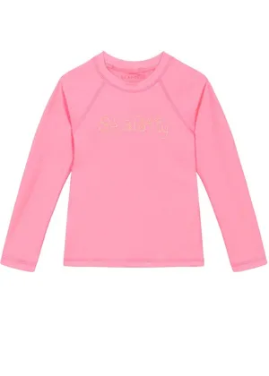 Seafolly UV rash top - pink long