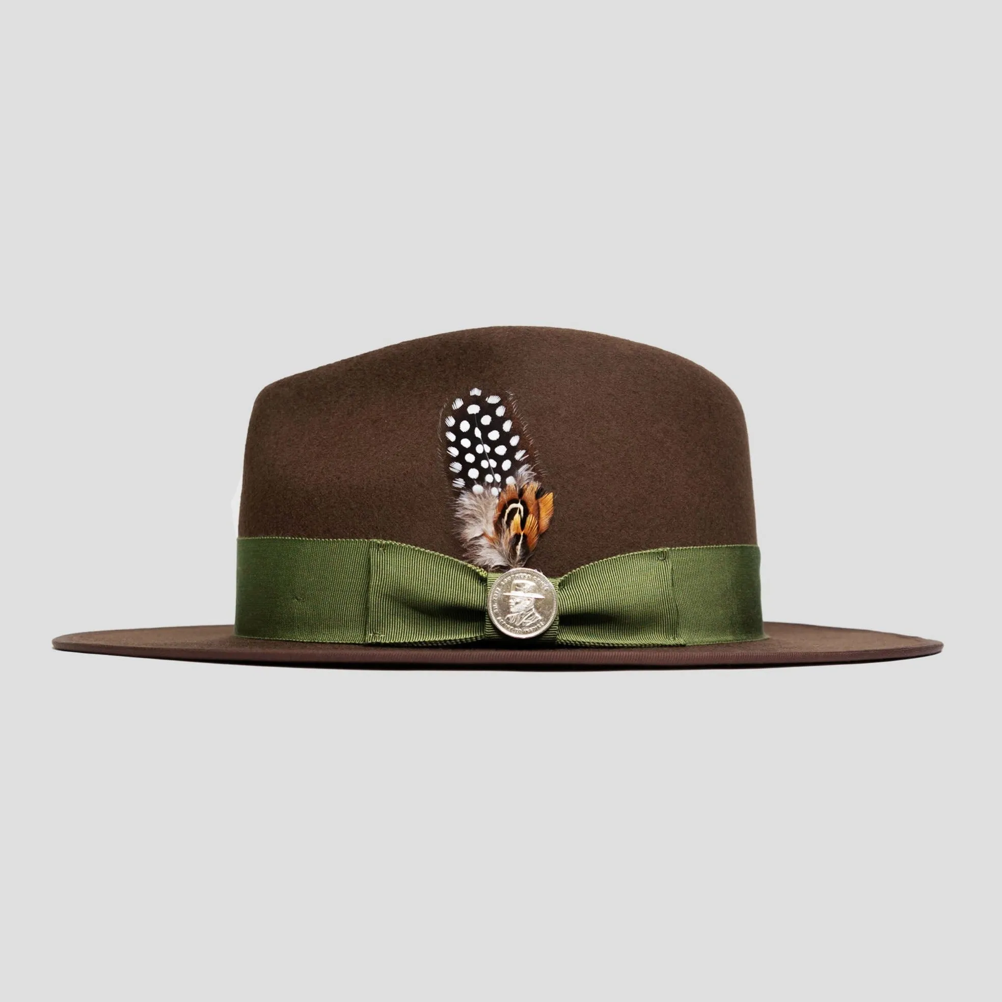 Sleek Fedora Hat - Lavender   Black
