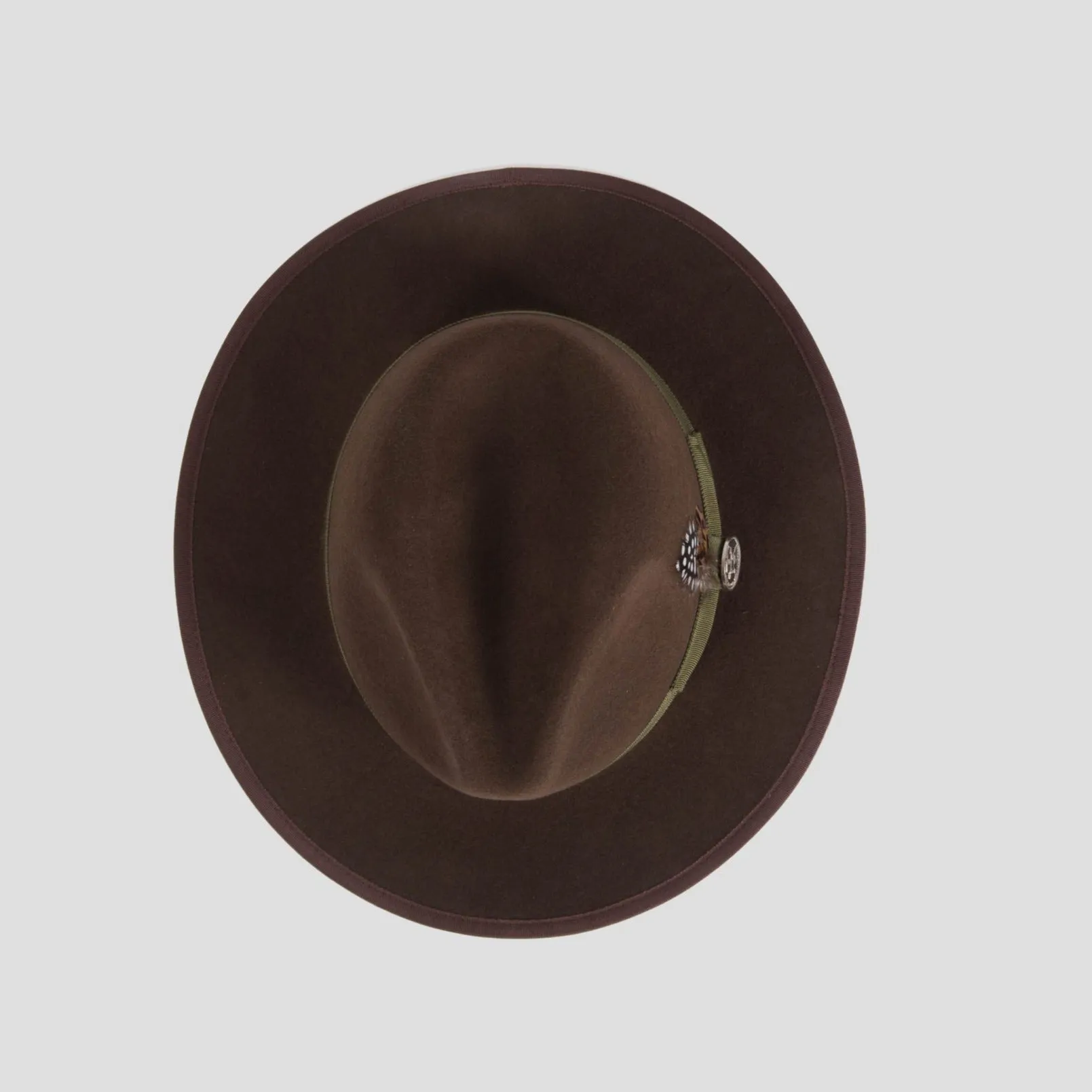 Sleek Fedora Hat - Lavender   Black