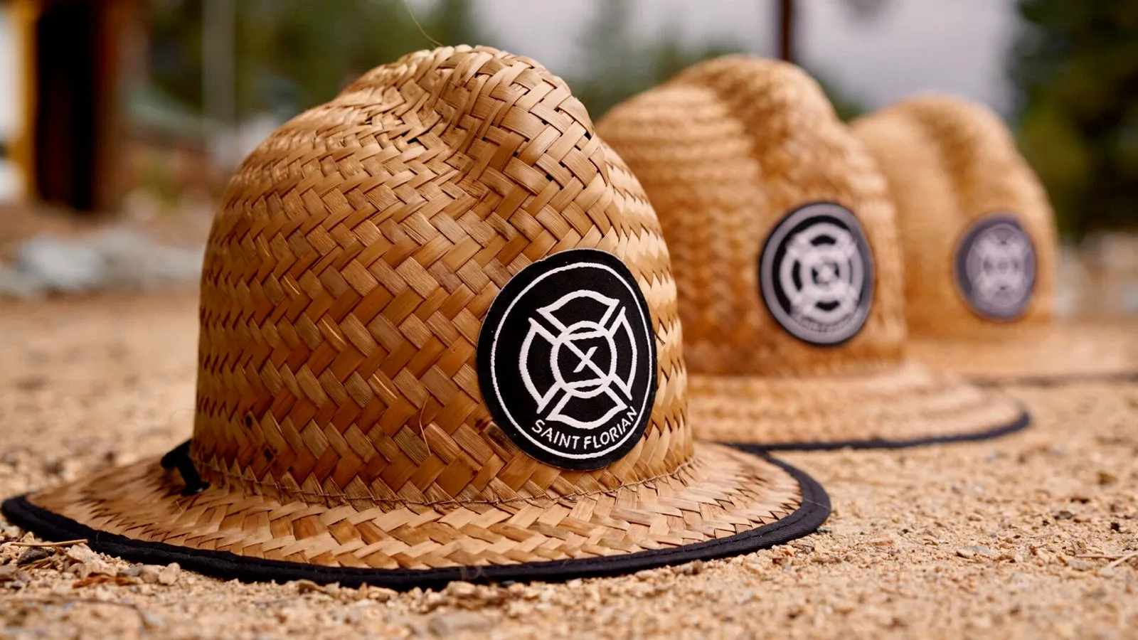Straw Firefighter Hat - Kids 54cm