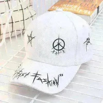 Unisex Casual Black And White Patchwork Hip Hop Fashion Hat