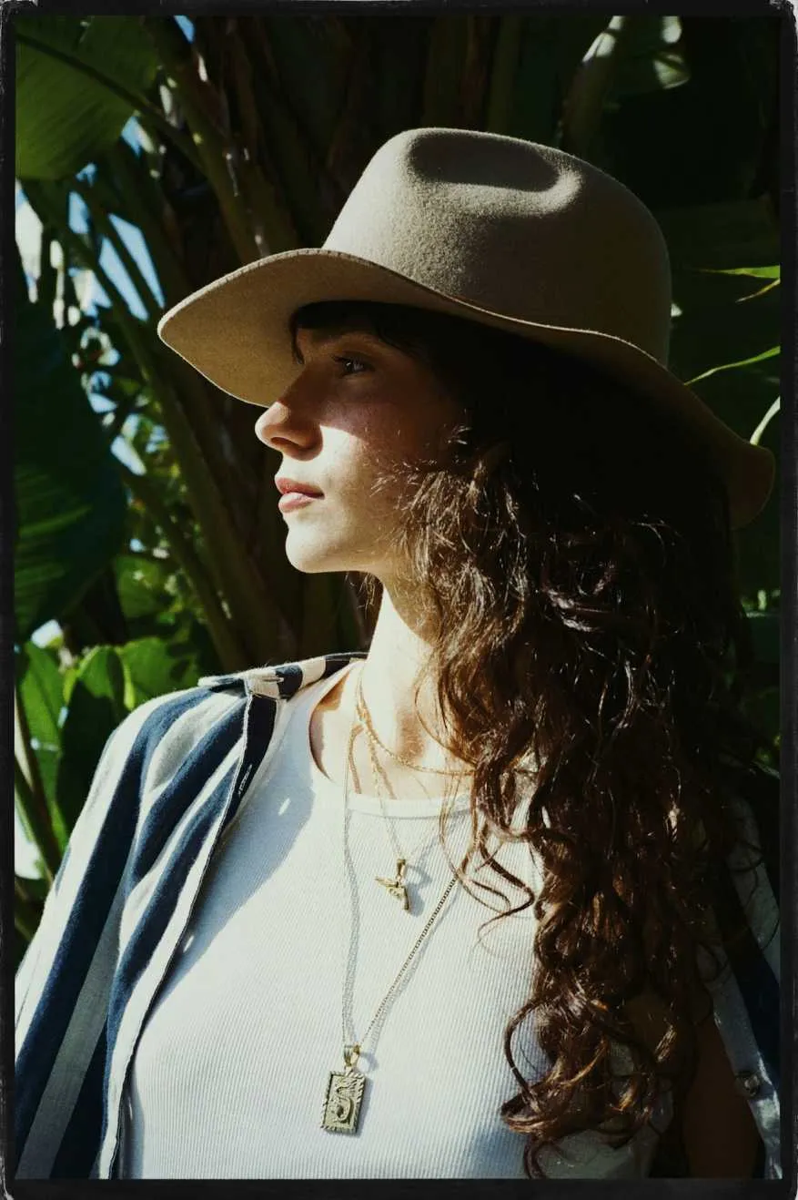 Wesley Fedora - Light Tan