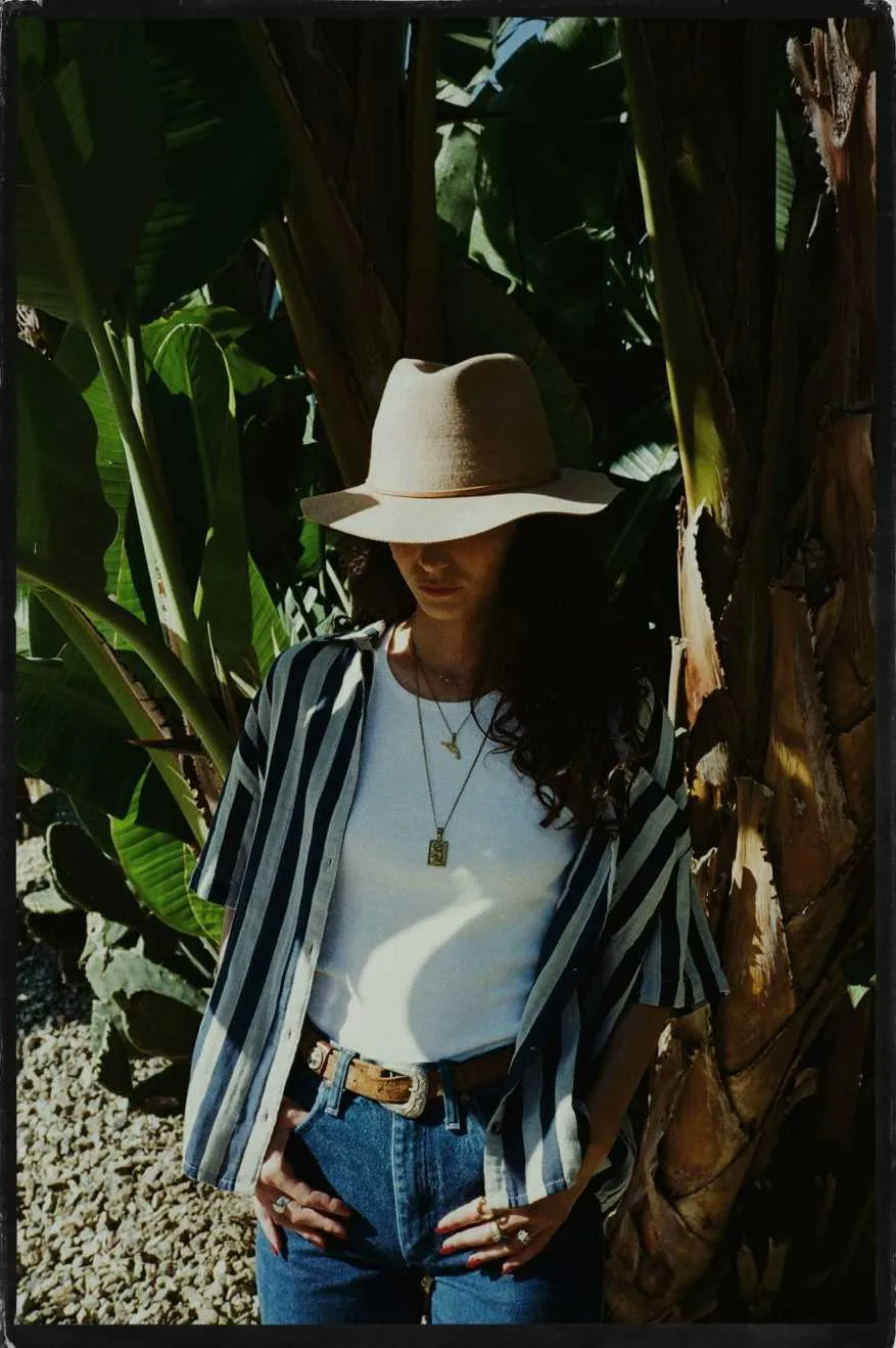 Wesley Fedora - Light Tan