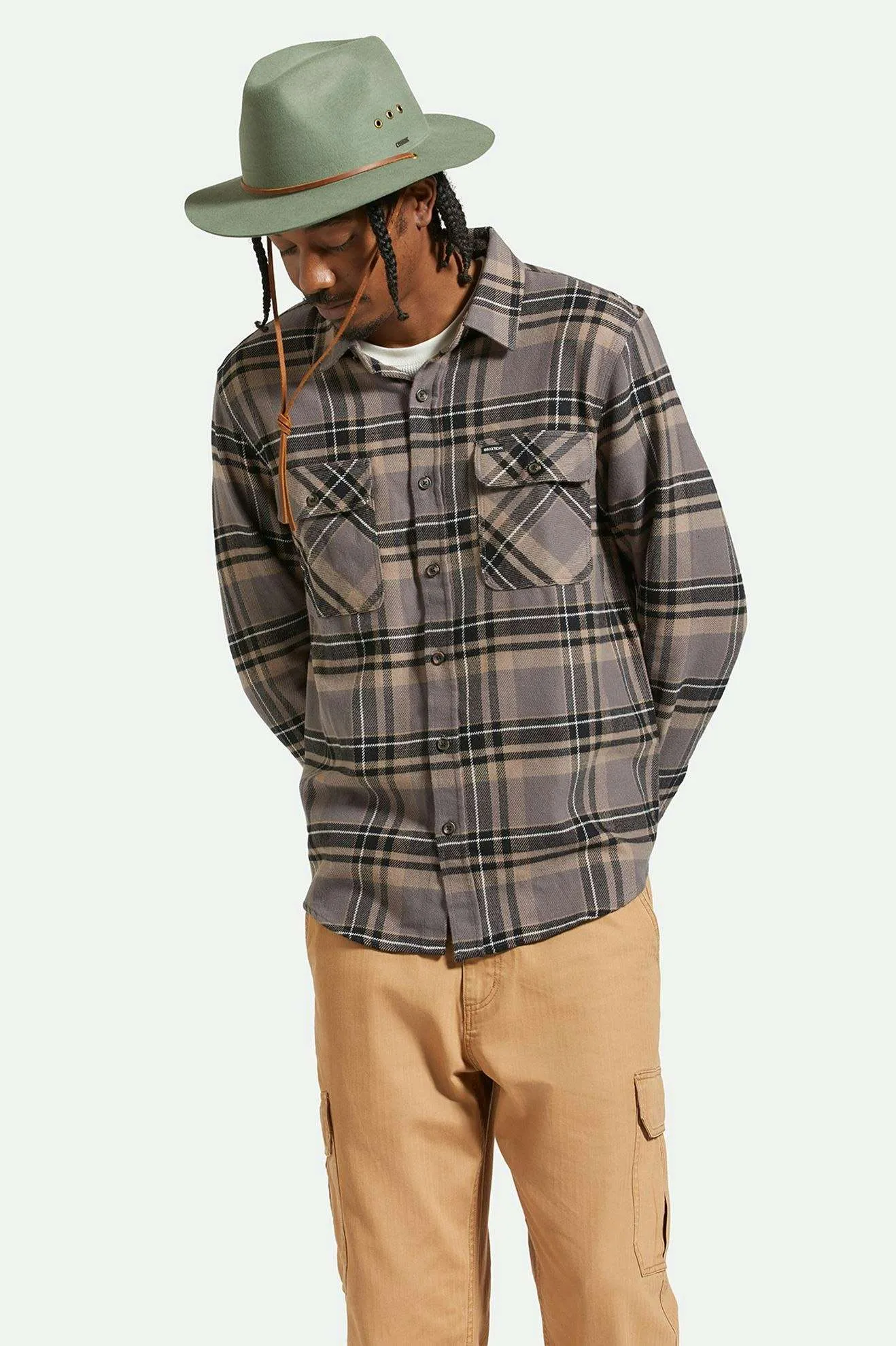 Wesley WTHR GUARD™ Packable Fedora - Light Moss