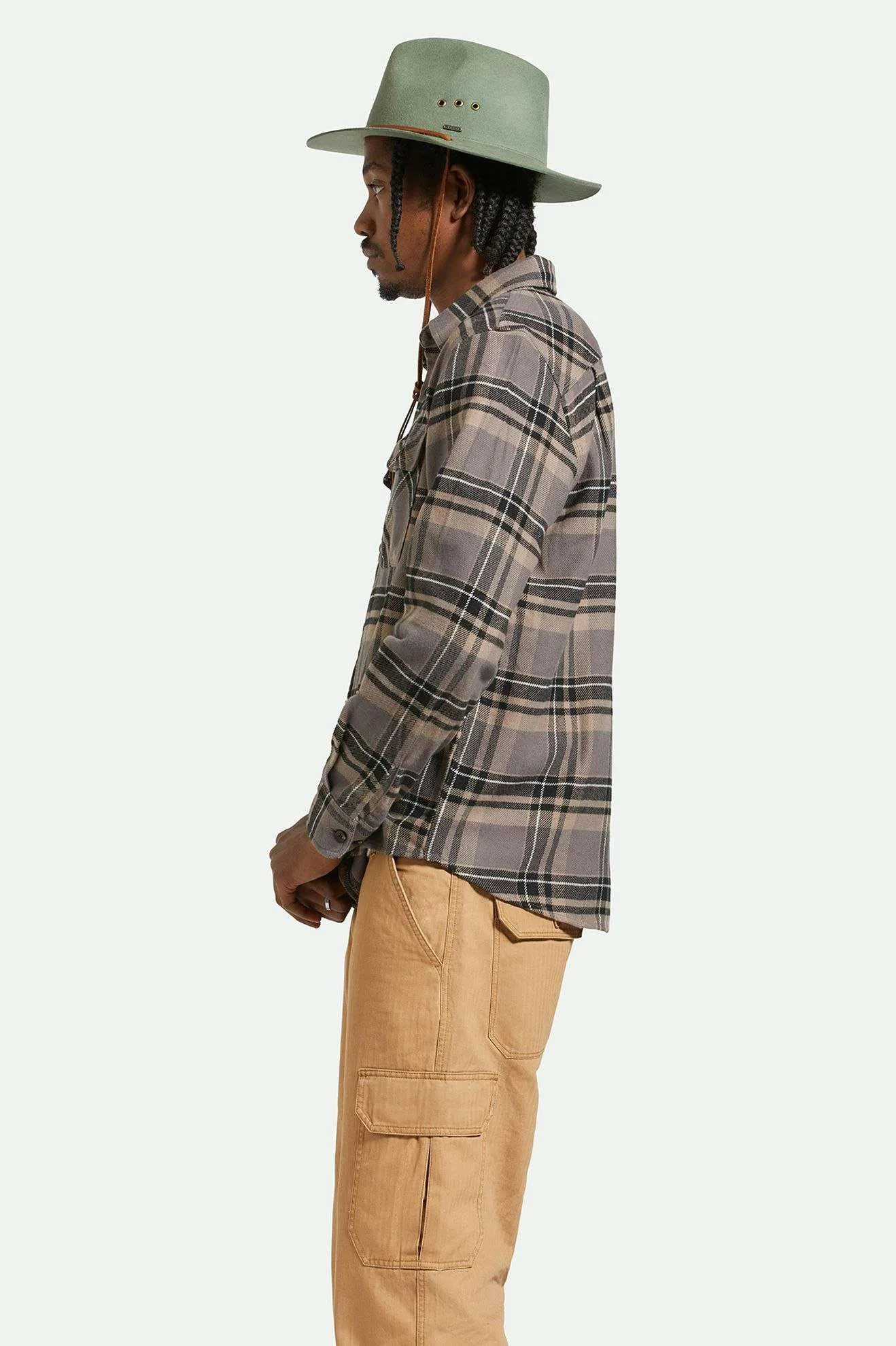 Wesley WTHR GUARD™ Packable Fedora - Light Moss